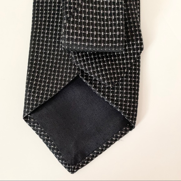 Perry Ellis Skinny Tie Black & White - Picture 3 of 5